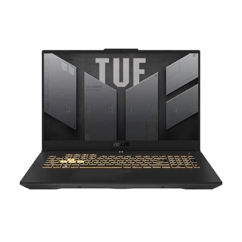 ASUS TUF Gaming F17 (2023) Gaming Laptop, 17,3 FHD 144Hz Display, GeForce RTX 3050, Intel Core i5-12500H, 16 Go DDR4, 512 Go PCIe SSD, Wi-FI 6, Windows 11, FX707ZC-ES53, Mecha Gray