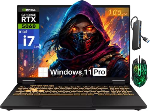 ASUS Ordinateur portable de jeu TUF F16, i7-14650HX, RTX 5060, 32 Go de RAM