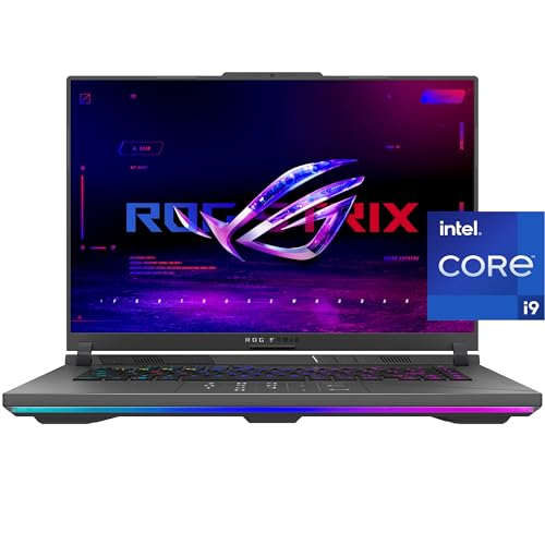 ASUS ROG Strix G16 (2024) Notebook Ordinateur Portable de Jeu, 16'' 16 10 QHD 240 Hz, GeForce RTX 4070, Intel® Core™ i9-14900HX, 32 Go DDR5, 1 To PCIe SSD, Wi-Fi 6E, Windows 11 Pro, G614JIR-XS96