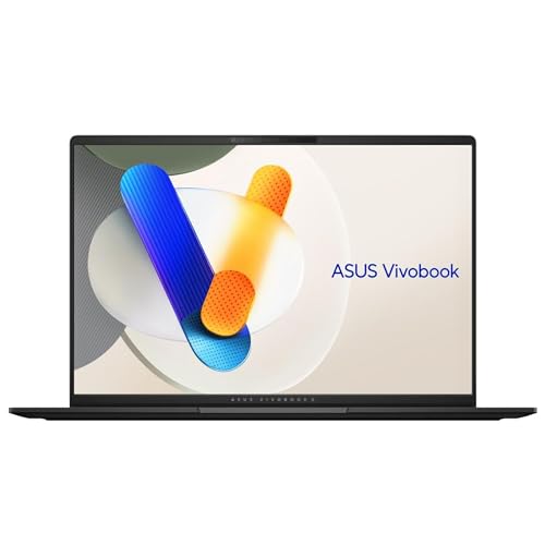 ASUS Vivobook S 16 OLED Ordinateur portable, Intel Core Ultra 9 185H, 16 Go, 1 To SSD, noir neutre, S5606MA-DS96, Intel Evo Edition