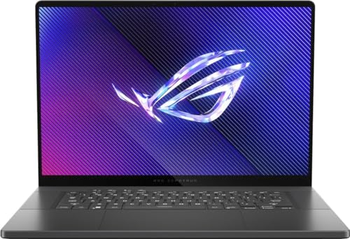 ASUS ROG Zephyrus 2024 Ordinateur portable de jeu 16 OLED 240 Hz Intel Core Ultra 9 185H, 16 Go DDR5x RAM, SSD NVMe 2 To, NVIDIA GeForce RTX 4070, Windows 11 Pro
