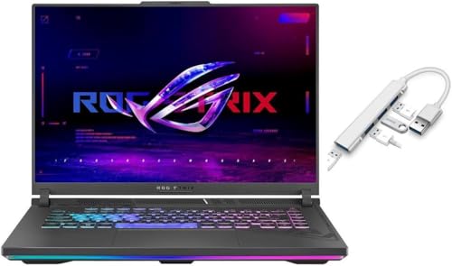 Asus ROG Strix G16 Ordinateur portable de jeu | Écran 16 WUXGA 165 Hz | Intel Core i7-13650HX | NVIDIA GeForce RTX 4060 | Rétroéclairé | Noir | 32 Go de RAM DDR5 | SSD 1024 Go | Windows 11 Home |