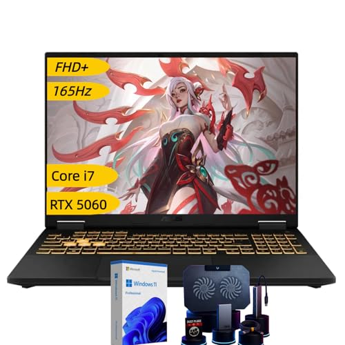 ASUS TUF F16 2025 Ordinateur portable de jeu – NVIDIA GeForce RTX 5060 | Intel 16-Core i7-14650HX | Écran 16 FHD 165 Hz | Windows 11 Pro | 32 Go de RAM DDR5 1 To SSD | Clavier rétroéclairé RVB |