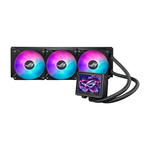 ASUS ROG RYUJIN III 360 ARGB Extreme – Refroidisseur liquide AIO pour CPU, compatible AMD Ryzen 9000 Intel Core Ultra, pompe Asetek Gen8 V2, ventilateurs magnétiques à fort débit et pression