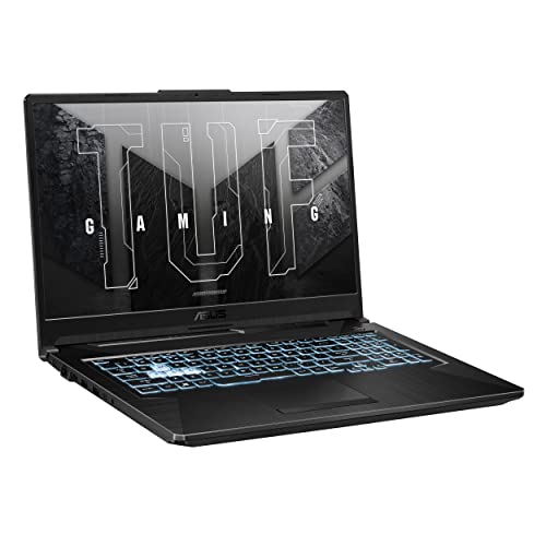 ASUS TUF Gaming A17 (2023) Ordinateur Portable Gaming 17,3 FHD 144Hz Niveau IPS NVIDIA® GeForce RTX™ 2050, AMD® Ryzen™ 5 7535HS, 86 Go DDR5, SSD PCIe Gen4 512 Go, Wi-FI 6, Windows 11, FA706NF-RS51