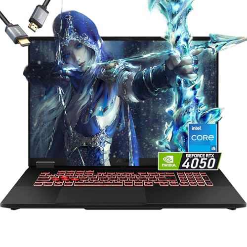 ASUS - TUF F16 Gaming-Laptop RTX 4050 - Intel Core 5 210H Beat AMD Ryzen 7 7435HS -16 FHD Display 16 Hz- 16 Go de RAM -SSD PCIe 1 To -Clavier rétroéclairé RVB -G-SYNC -Portatil Gamer PC -Windows 11