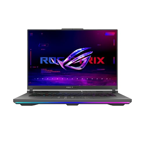 ASUS Ordinateur Portable de Jeu ROG Strix G16 (2025), 16 ROG Nebula 16 10 2.5K 240Hz 3ms, NVIDIA® GeForce RTX™ 5070 Ti, AMD Ryzen™ 9 9955HX, 32 Go DDR5-5600, PCIe 1 to SSD Gen 4, Wi-FI 6E, Win 11