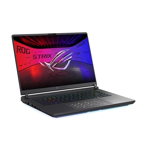 ASUS ROG Strix G16 (2025) PC Portable Gaming 16 ROG Nebula 16 10 2.5K 240Hz 3ms, NVIDIA GeForce RTX 5070Ti, Intel Core U9 HX, 32Go, 1To, G615LR-DS96-CA