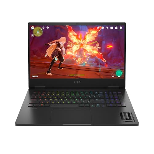 HP Omen 16-wd0000sf Ordinateur Portable Gaming 16 QHD IPS 240 Hz, PC Portable Gamer (Intel Core i7-13700HX, RAM 32 Go, SSD 1024 Go, Nvidia GeForce RTX 4080 12Go, Windows 11), Laptop Noir, AZERTY