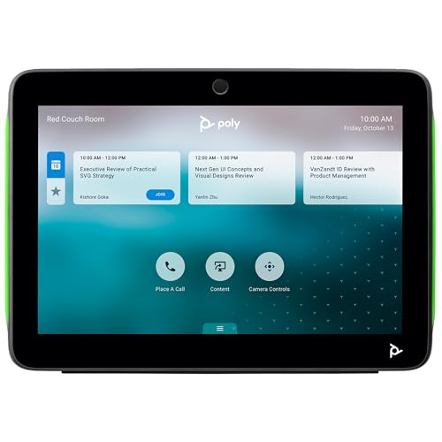 POLY TC10 Touch Controller - WXGA - 25,6 cm (10.1 ) - 1280 x 800 Pixel - Schwarz - Ber hrung - China (875K5AA)