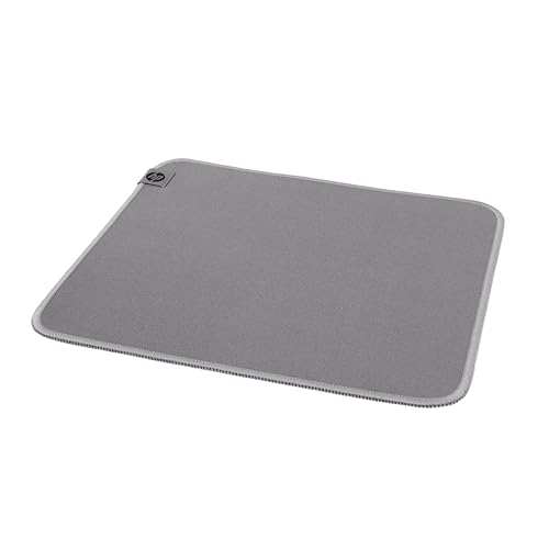HP Lot de 100 Tapis de Souris désinfectables (Base antidérapante, Coutures Anti-Usure, résistant aux éclaboussures, Glissement Silencieux) Gris