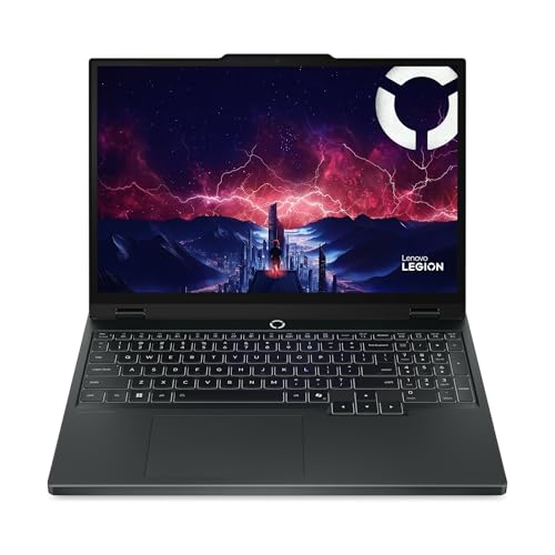 Lenovo Legion 5 Ordinateur portable de jeu, 2025, 15,1 2560 x 1600 165 Hz, AMD Ryzen AI 7 350, NVIDIA GeForce RTX 5070, 32 Go DDR5, 1 To SSD, Win11 Pro, RGB Backlit KB, Wi-Fi 7, BT 5.4, Webcam, noir