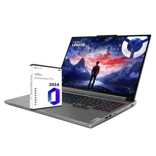 Lenovo Legion 5i 16 WQXGA Ordinateur portable de jeu 165 Hz, Intel i9-14900HX jusqu'à 5,8 GHz, 64 Go DDR5, 4 To SSD, GeForce RTX 4060, RGB rétroéclairé KB, WiFi 6E, Webcam FHD, licence Microsoft