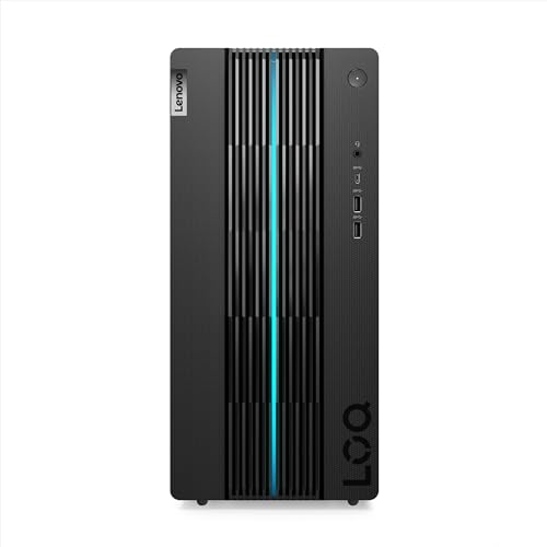 Lenovo LOQ 17IRB8 Ordinateur de Bureau Gaming (Intel Core i7-13700F, RAM 16Go, SSD 512Go, NVIDIA GeForce RTX 4060 8GB GDDR6, Windows 11 Home) - Noire