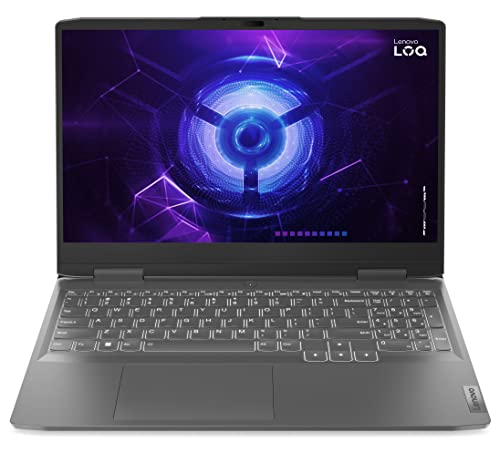 Lenovo LOQ 15IRH8 - Ordinateur Portable Gaming 15.6'' FHD 144Hz (Intel Core i7-13620H, RAM 16Go, SSD 1To, NVIDIA GeForce RTX 4060-8GB, Windows 11 Home) Clavier AZERTY Français - Gris Foncé
