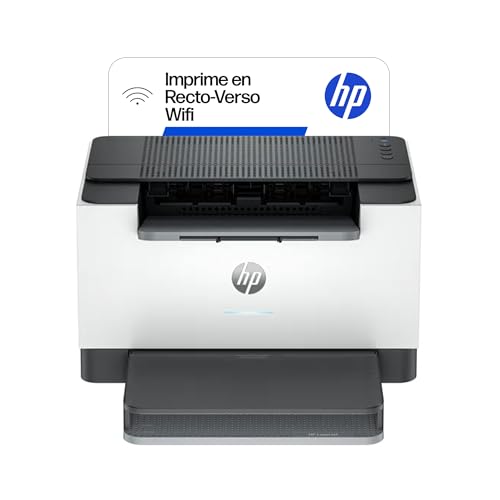 HP LaserJet M207dw, 8J9K9F, Imprimante monofonction A4, Recto Verso Automatique en Noir et Blanc, 27 ppm, USB, Wi-FI, Ethernet, Smart, Panneau de Commande LED, Grise