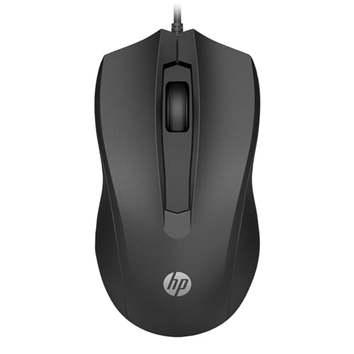 HP Souris filaire 105 - Optique - Câble - USB Type A - 1600 dpi - 3 bouton(s) - Symétrique