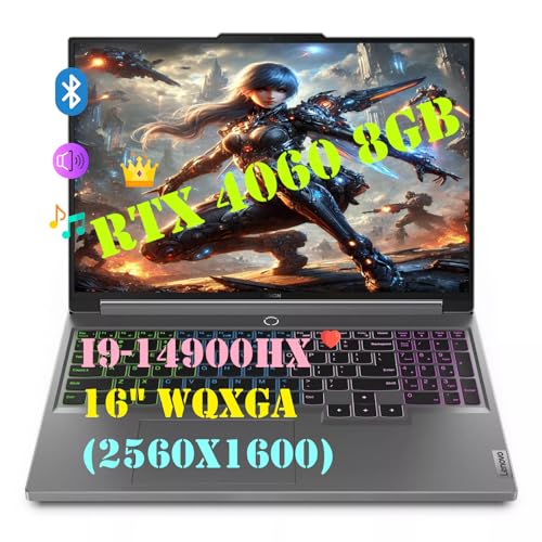 Lenovo Legion 5i Ordinateur portable de jeu, Intel i9-14900HX, 64 Go de RAM DDR5, 2 To PCle SSD, 16 WQXGA (2560 x 1600), Nvidia GeForce RTX 4060 8 Go GDDR6, Wi-Fi 6E, clavier rétroéclairé RVB, W11