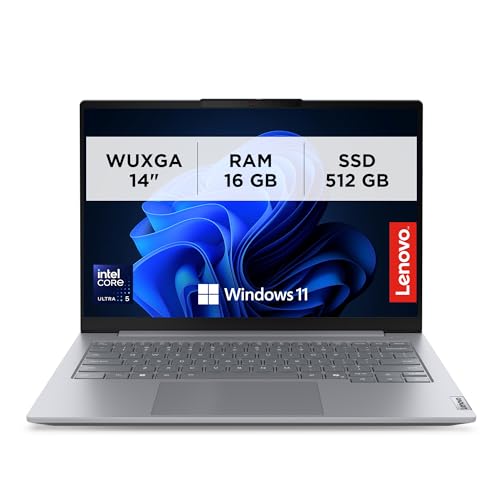 Lenovo - Ordinateur portable ThinkBook 14 Gen 8, ordinateur portable professionnel Windows 11 Pro, Intel Core Ultra 5 225U, RAM 16 Go DDR5, 512 Go SSD NVMe, ordinateur portable AI Boost, ordinateur