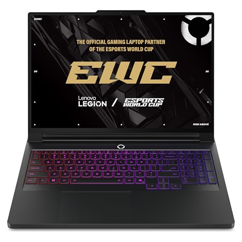 Lenovo Legion Pro 7i Gen 10 Ordinateur portable de jeu 16 (modèle 2025) Intel Core Ultra 9 275HX 24C, NVIDIA GeForce RTX 5080 16 Go DDR7, 64 Go de RAM, 1 To Gen5 SSD, 16 OLED 500 nits 240 Hz, RVB