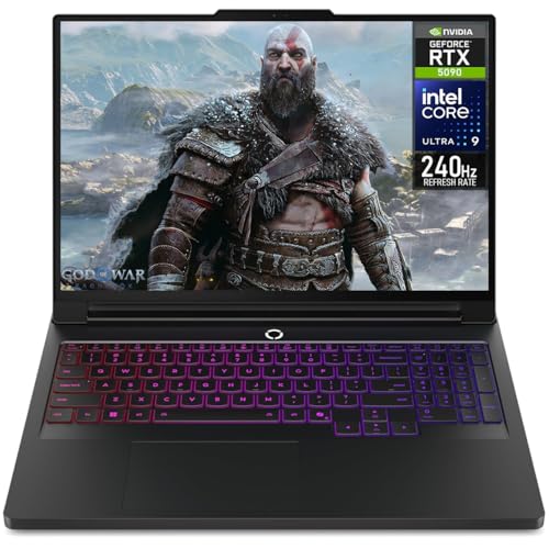 Lenovo Legion Pro 7i 16 WQXGA OLED brillant 240 Hz, ordinateur portable de jeu – Eclipse Black, Intel Core Ultra 9 275HX 2,1 GHz NVIDIA GeForce RTX 5090 24 Go GDDR7 64 Go de RAM DDR5 2 x SSD