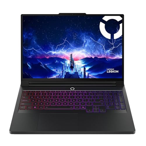 Lenovo Legion Pro 7 16IAX10H OLED Écran brillant 16 240 Hz, ordinateur portable de jeu, Intel Core Ultra 9 275HX 2,1 GHz, NVIDIA GeForce RTX 5070 Ti 12 Go GDDR7, 32 Go DDR5-6400 RAM, 2 SSD de 1 To