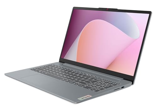 Lenovo PC Portable 15.6'' FullHD AMD Ryzen 5 7520U 16Go RAM 512 Go SSD Windows 11 Pro Clavier AZERTY 15AMN8 Gris IP Slim 3