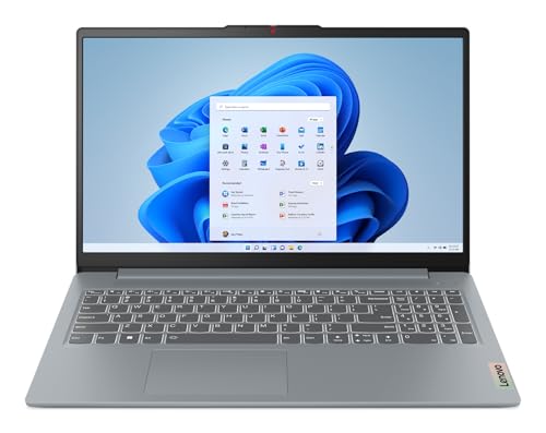 Lenovo IdeaPad Slim 3 15AMN8 AMD Ryzen™ 5 7520U Ordinateur Portable 39,6 cm (15.6 ) Full HD 16 Go LPDDR5-SDRAM 512 Go SSD Wi-FI 6 (802.11ax) Français Gris