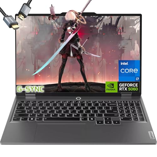Lenovo - LOQ Gaming-Laptop RTX 5060- Intel i7-137650HX - Commutateur MUX 15,6 FHD 144 Hz -G-SYNC -64 Go de RAM -2 To SSD -Clavier rétroéclairé -PC portable Gamer PC 2025 - Windows 11