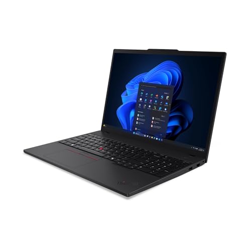 Lenovo ThinkPad T16 Gen 4 [Intel] Intel Core Ultra 7 255U Computer portatile 40,6 cm [16] WUXGA 32 GB DDR5-SDRAM 1 TB SSD Wi-Fi 6E [802.11ax] Windows 11 Pro Tedesco Nero (TP T16 G4 CU7-255U 32GB - 1T