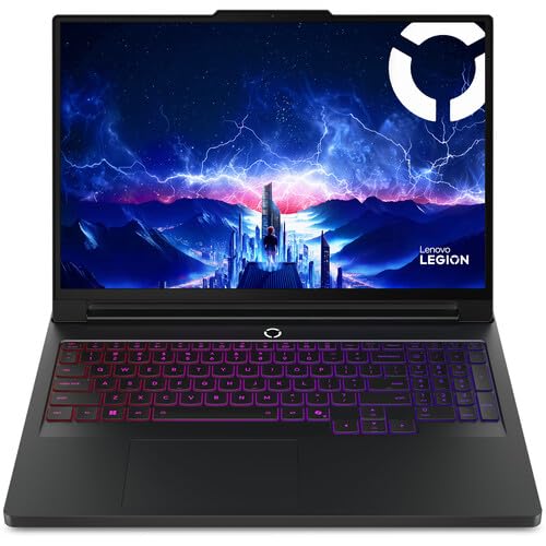 Lenovo Legion Pro 7i Gen 10 Ordinateur portable de jeu 16 (modèle 2025) Intel Core Ultra 9 275HX 24C, NVIDIA GeForce RTX 5080 16 Go, 32 Go de RAM, 1 To Gen 5 NVMe SSD, 16 WQXGA OLED 500 nits 240 Hz