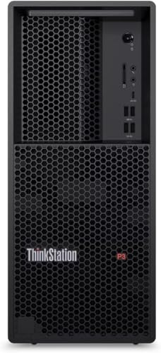 Lenovo ThinkStation P3 Tower Gen 2 Station de travail avec processeur Intel Core Ultra 5 235 vPro, mémoire DDR5-5600MT s de 16 Go, stockage SSD Gen5 Performance de 512 Go, Wi-Fi 7 et Windows 11 Pro