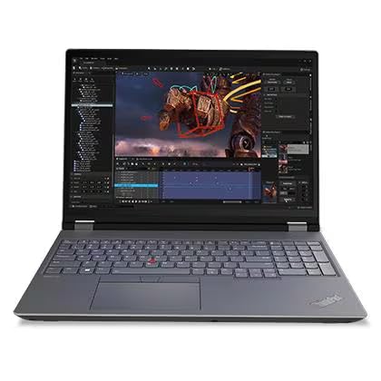Lenovo ThinkPad P16 Gen 2 Station de travail 16 WQXGA 165Hz, Intel Core i7-13850HX, NVIDIA RTX 4000 Ada 12 Go, RAM 64 Go, SSD 2 x 512 Go, Wi-Fi 6E, Windows 11 Pro