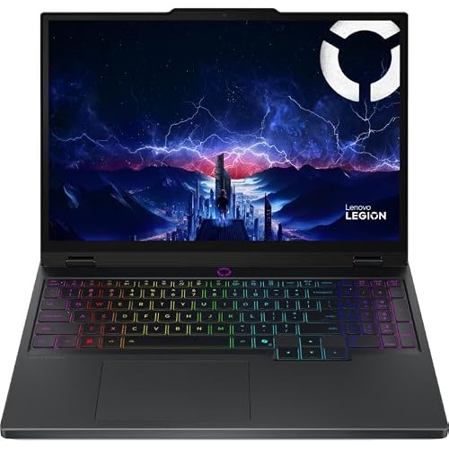 Lenovo Ordinateur portable gaming Legion 5 15IRX10, Intel Core i7-13650HX, 15,3 , IPS, RAM DDR5 16 Go, SSD 512 Go, NVIDIA GeForce RTX 5050 8 Go, sans système d'exploitation, noir Eclipse, clavier