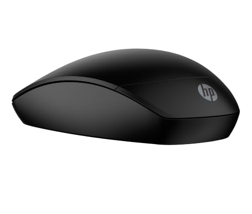 HP 230 Slim Mouse sans Fil, Connexion avec Dongle USB-A 2,4 GHz, Multi-dispositifs, jusqu'à 1600 dpi, autonomie jusqu'à 18 Mois, capteur Optique, 3 Boutons, Windows 10, 11 et macOS, Noir