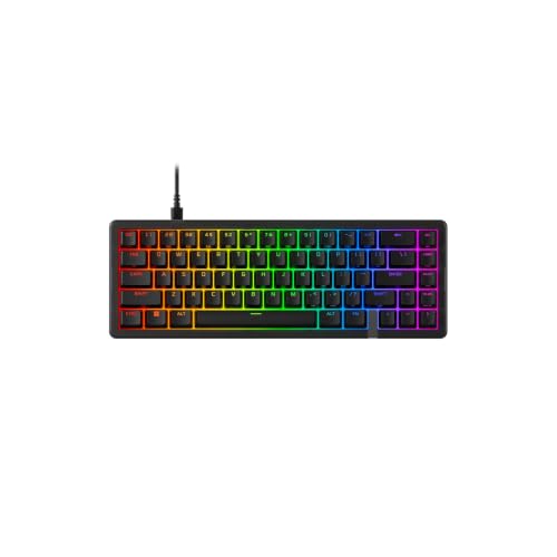 HyperX Origins 2 Pro 65, Clavier Gaming magnétique AZERTY FR, switches magnétiques réglables, Rapid Trigger, Polling Rate 8000 Hz, Compact 65 , RGB Personnalisable, PC PS5 Xbox, Noir