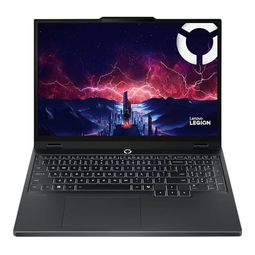 Lenovo Legion 5 Gen 10 Ordinateur portable de jeu Ryzen 7 260, NVidia RTX 5060, 16 Go de RAM DDR5, 512 Go SSD, écran 15,3 WUXGA (1920 x 1200) 165 Hz