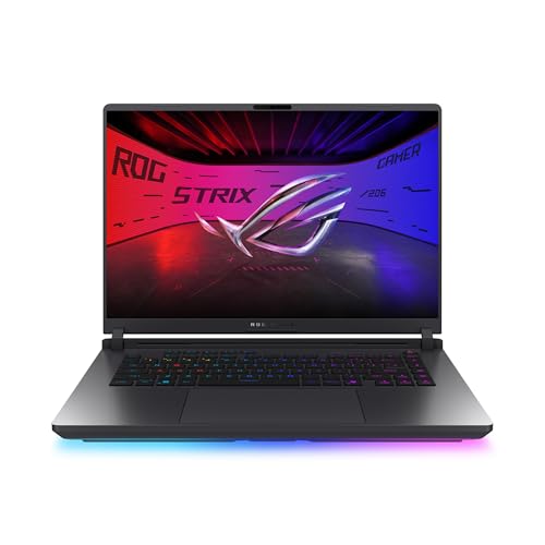 ASUS ROG Strix G16 (2026) Ordinateur Portable Gaming 16 ROG Nebula HDR 2.5K 240Hz 3ms, Intel Core Ultra 9 290HX Plus, NVIDIA GeForce RTX 5080, 32Go DDR5, SSD PCIe Gen4 1To, Wi-FI 7, Win11 Home