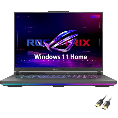 ASUS ROG Strix G16 Gaming Laptop, 16” FHD 165Hz 3ms, AMD Ryzen 9 8940HX, GeForce RTX 5070 8GB GDDR7, 64GB DDR5, 2TB PCIe Gen 4 SSD, Wi-Fi 6E, Win11 Home, RGB Backlit KB, PDG HDMI Cable, US Version KB