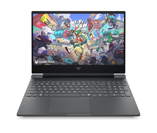 HP Victus 15-fb3002sf Ordinateur Portable Gaming 15,6 FHD IPS 144 Hz, PC Portable Gamer (AMD Ryzen 5 240, RAM 16 Go, SSD 512 Go, Nvidia GeForce RTX 5050 8Go, Windows 11), Laptop Gris, AZERTY
