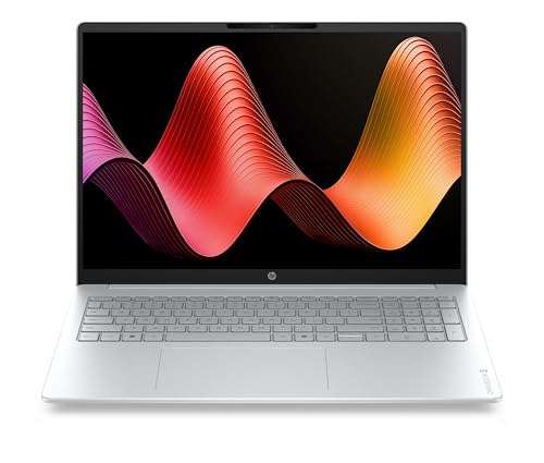 HP OmniBook 3 16-by0000sf Ordinateur Portable 16 2K IPS, PC Portable (AMD Ryzen 5 40, RAM 16 Go, SSD 512 Go, AMD Radeon 610M Graphics, Windows 11), Laptop Argent, Clavier AZERTY