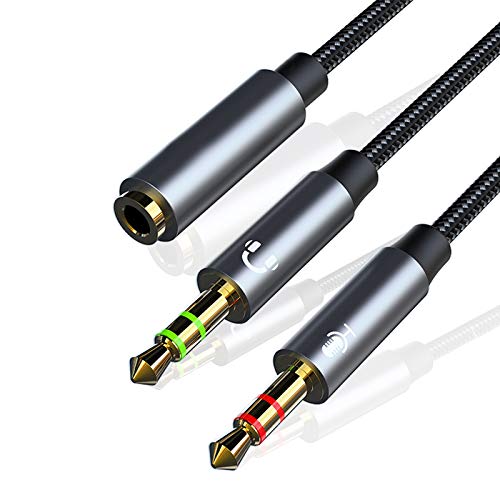 Câble répartiteur PC de remplacement pour HyperX Cloud II, Alpha, Stinger, Core, Astro A10 A40, Turtle Beach Recon 70, SteelSeries, Sennheiser Game Headphone Adaptateur Y 30,5 cm
