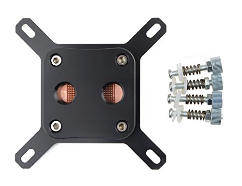 Bxqinlenx professionnel spécial refroidissement à Waterblock CPU pour Intel Système de l'eau fraîche ordinateur Noir