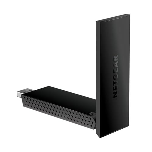 NETGEAR Adaptateur USB 3.0 WiFi 6 (A7500) -Clé WiFi 6 Gigabit Dual-Band AX1800 (jusqu'à 1,8 Gbit s) - Fonctionne avec Tout Appareil ou Box WiFi 6 ou WiFi 5