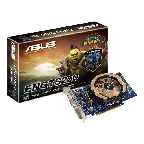 ASUS NVIDIA GeForce GTS250 512 Mo DDR3 VGA DVI HDMI PCI-Express Carte vidéo ENGTS250 DI 512MD3 WW