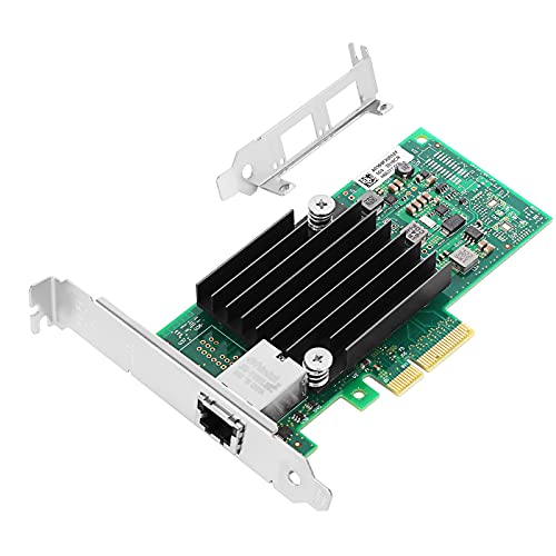 Vogzone pour Intel X550-t1 carte réseau 10 GbE adaptateur de réseau Convergent Unique en cuivre Port RJ45 Intel Elx550at contrôleur