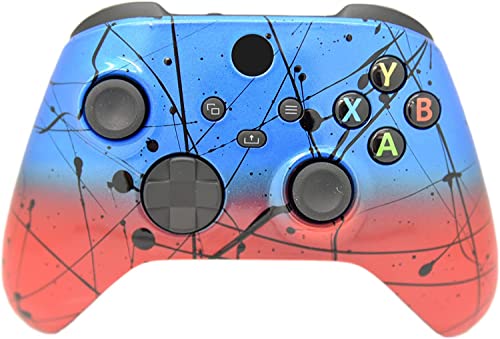 ProControllers LLC Contrôleur personnalisé de fondu à l'aérographe à Main Compatible avec Les séries X S et One (fondu Bleu et Rouge de la série X S)