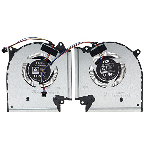 Ventilateur de refroidissement CPU GPU pour Asus ROG Strix G513IM G513QR G513QM G513IR G513Q G533QM G533QR G533QS G713IM G713IR G713QM G713QR G733QS G733QSA G733QSA G733QSA 3QM G7 33QR PX713QM 12V