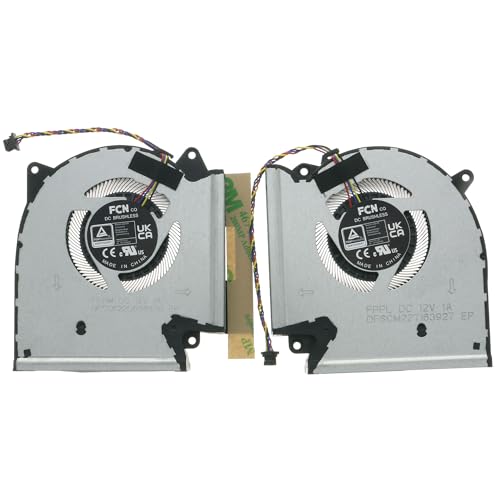 Ventilateur de refroidissement CPU et GPU de remplacement pour ASUS ROG Strix G15 G513RX G513RS G513RM G513RW G17 G713RX G713RS G713RM G713RW, 13NR0880P01011 FPPL, 13NR0880P0202020 11 FPP. M, DC 12