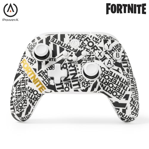 PowerA OPS v1 Wireless Controller for Cloud Gaming - Fortnite Edition, gamepad, wired video game controller, gaming controller, works with Windows 10 11